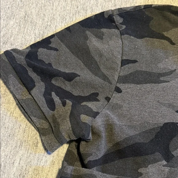 Ralph Lauren Camouflage Polo Shirt - Black and Gray - Picture 4 of 4